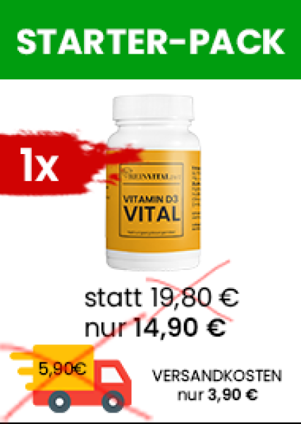 Schützen Sie ihre Zellen und Ihr Immunsystem durch das wichtige Vitamin D Vital.